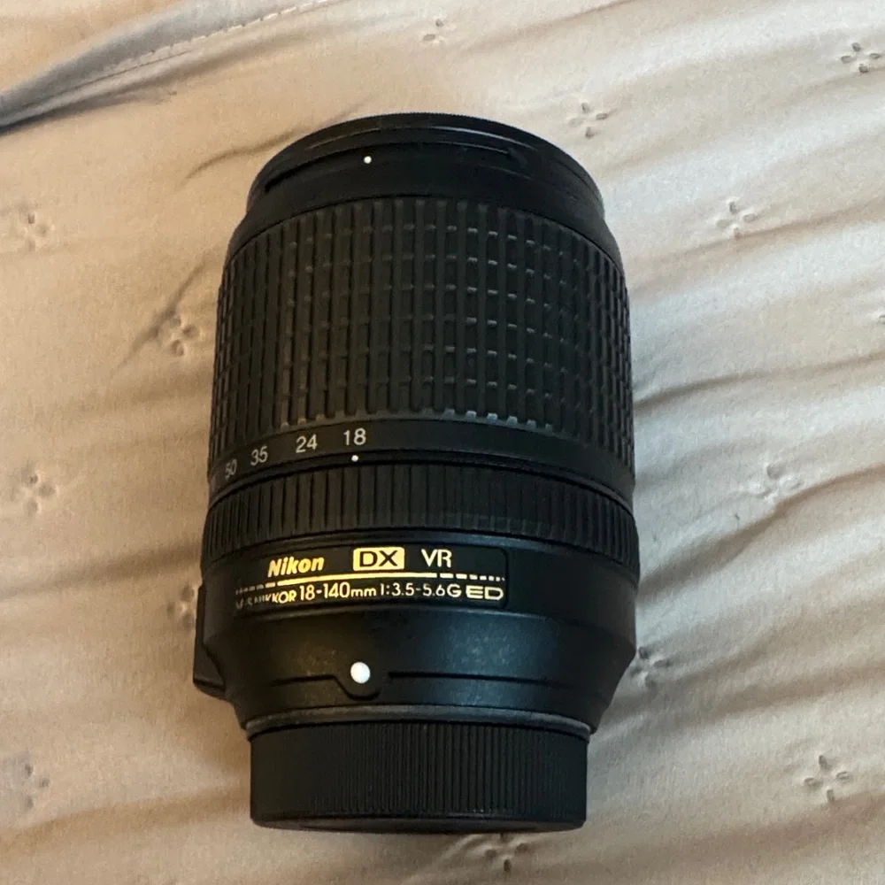 Nikon Black Telephoto Lens